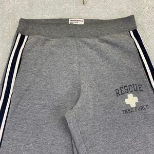 Aeropostale Mens Sweatpants Size XS  Grey Side Striped Limited Edition Relaxed